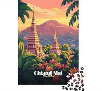 Chiang Mai Sunset, Puzzle Adulte 1000 Pièces, 38x26cm/1000pcs