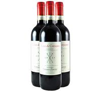 Chianti Fattoria Corzano e Paterno - Rouge 2021 - Terre di Corzano - Vin Rouge d'Italie (3x75cl)