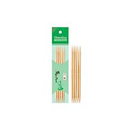 ChiaoGoo Aiguilles à Tricoter Double Pointe Bambou Naturel pour Chaussettes 13 cm 2,50 mm
