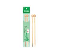 ChiaoGoo Aiguilles à Tricoter Droites en Bambou 23 cm 3,50 mm Naturel - 1 Paire