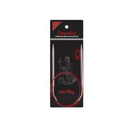 ChiaoGoo Knit RED Aiguille Circulaire Acier Inoxydable 80 cm 6,00 mm