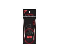 ChiaoGoo RED Lace Aiguille Circulaire en Acier Inoxydable 60 cm 4,50 mm Câble Rouge Sans Mémoire 1 unité
