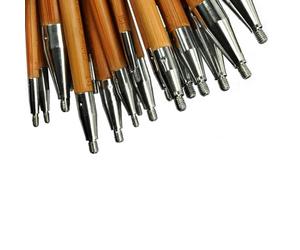 ChiaoGoo SPIN Pointes d'Aiguilles Interchangeables en Bambou Patina 13 cm 2,75 mm - 1 Paire