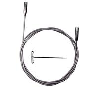 ChiaoGoo SWIV360 Câble Argenté pour Aiguilles Circulaires Interchangeables 75 cm Taille L 1 unité