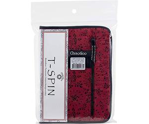 ChiaoGoo T-SPIN Kit de crochets tunisiens en bambou 14,5 cm avec câbles et accessoires 1 unité