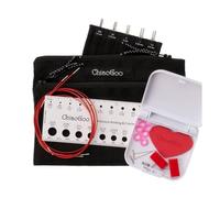 ChiaoGoo Twist Rouge Lace Kit D'Aiguilles Pointes Mini 1,5 -2, 5 MM 13 CM