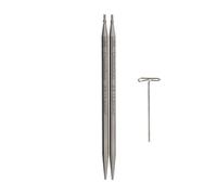 ChiaoGoo Pointes d'aiguilles interchangeables TWIST Lace Acier inoxydable 8 cm 3,00 mm 1 unité