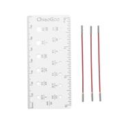 Câble mini ChiaoGoo TWIST RED 13 cm - 1 pièce