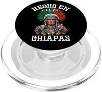 Chiapas Hecho en Chiapas Guerrier aztèque Mexique PopSockets PopGrip pour MagSafe