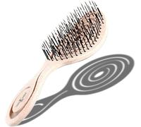 Chiara Ambra Detangling Hair Brush-Hair Brush for Women,Men,Children,Girls and Boys for Curly,Smooth,Frizzy Hair-Anti-Tangle Hair Brush for Curls Does Not Pull-Nature