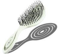 Chiara Ambra Detangling Hair Brush-Hair Brush for Women,Men,Children,Girls and Boys for Curly,Smooth,Frizzy Hair-Anti-Tangle Hair Brush for Curls Does Not Pull-Green