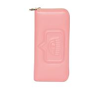 Chiara Ferragni Collection - Portefeuille Eyelike à fermeture éclair en rose saumon - Femme - Accessoires - Rose - Taille: ONE Size