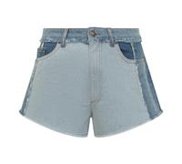 Chiara Ferragni Collection - Short en jean patchwork - Femme - Shorts - Bleu - Taille: W25