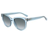 Chiara Ferragni Femme Chiara Ferragni CF 1007/S MVU/9O Lunettes de soleil outlet Plastique Bleu clair Gris Cat Eye Ombré