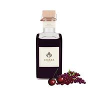 Chiara Firenze Parfum d'ambiance noir de Bacchus 100 ml bouteille + bâtonnets fabriqués en Italie raisins fraises - moût de raisin - amarena