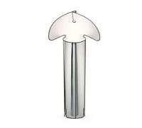 FLOS Lampadaire Chiara F Acier inoxydable Bord noir