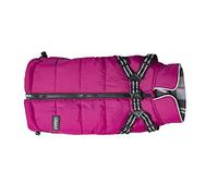 CHIARA Manteau pour Chien de Grande qualité pour Petits Chiens et Chiens de Taille Moyenne - Type Max - Imperméable et doublé en Polaire pour Une Chaleur agréable - Manteau pour Chien avec Harnais
