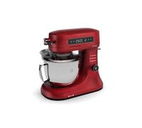 Klarstein Robot de cuisine Chiara 1600 W - Bol inox 5 L, écran tactile LCD, ≤72 dB, rouge