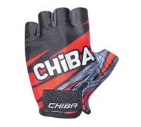Chiba 2026 Gants de Cyclisme Courts pour Enfant Rouge/Noir