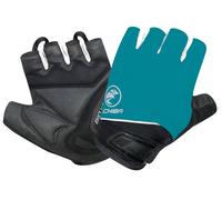 Chiba BioXCell 2023 Gants de cyclisme courts pour femme Vert pétrole / noir XS (