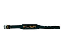 Chiba Unisexe Ceinture en cuir Black/Gold XS