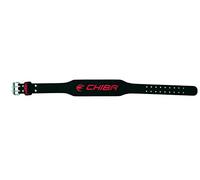 Chiba Unisexe Ceinture en cuir Black/Red 4XL