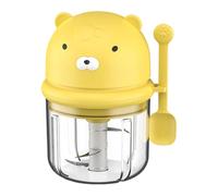 CHIBER COVILE Mini Cutter Electrique 350ml Mini Cutter Électrique de Cuisine à Cordon Broyeur à Ail Électrique | Hachoir à Légumes Rechargeable par USB, Taïce à Oignon Portable pour Cuisiner, Eli