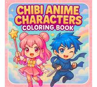 Chibi Anime Characters Coloring Book: A Fun and Relaxing Coloring Book With 50 Cute Characters - Perfect for Kids, Teens, and Adults Who Love Kawaii ... Fantasy Hero, Wizards, Pirates, and Ninjas