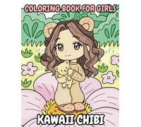 CHIBI ANIME COLORING BOOK: Cute Kawaii Anime Girls, Chibikids, Manga Kawaii Coloring Book for Kids, Teens and Adults , Unique Designs for Relaxation and Stress Relief!