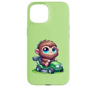 Chibi Bigfoot Tondeuse à Gazon pour Jardinage Coque pour iPhone 15