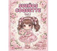CHIBI COQUETE Y2K LIBRO PARA COLOREAR VOL.5: Chibi estilo coquete con 50 ilustraciones de moda,lazos y romanticismo