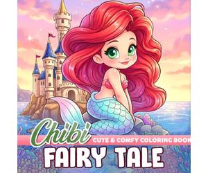 Chibi Fairy Tale Coloring Book: Adorable Princess Coloring Pages Featuring Diverse Maiden Designs for Girls, Kids, Toddlers to Enjoy and Have Fun