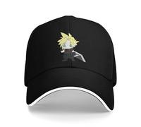 Chibi Finaled Fantasyed 7 Cloud Sun Baseball Cap Été Femelle Mâle Impression Hip Hop Chapeaux Ajustable y2k Drôle Kpops Rock CapsCotton, pour Toutes Les Saisons