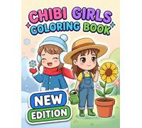 Chibi Girls Coloring Book: 50+ Kawaii Style Illustrations For Youth, Preteens, And Calm Screen-Free Moments