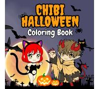 Chibi Halloween Coloring Book: Collection of Anime Demon Characters