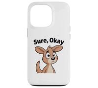 Chibi Kangourou Mascotte Bien sûr, OK Coque pour iPhone 13 Pro
