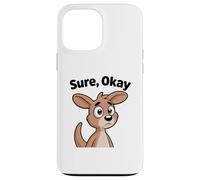 Chibi Kangourou Mascotte Bien sûr, OK Coque pour iPhone 13 Pro Max