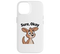Chibi Kangourou Mascotte Bien sûr, OK Coque pour iPhone 14
