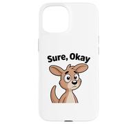 Chibi Kangourou Mascotte Bien sûr, OK Coque pour iPhone 15