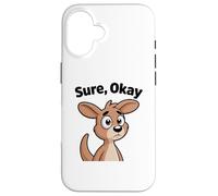 Chibi Kangourou Mascotte Bien sûr, OK Coque pour iPhone 16