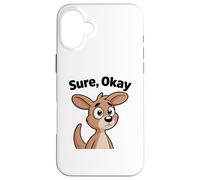 Chibi Kangourou Mascotte Bien sûr, OK Coque pour iPhone 16 Plus