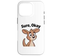 Chibi Kangourou Mascotte Bien sûr, OK Coque pour iPhone 16 Pro