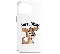 Chibi Kangourou Mascotte Bien sûr, OK Coque pour iPhone 16 Pro Max