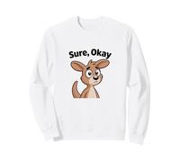 Chibi Kangourou Mascotte Bien sûr, OK Sweatshirt