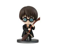 Chibi Masters Bandai Figurine Harry Potter | Poupée Harry Potter de 8 cm Tenant Un Balai | Objets de Collection Magiques pour Adultes et Enfants