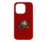 Chibi Ninja 8 Bits Coque pour iPhone 15 Pro