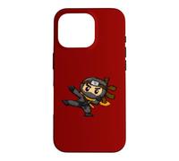 Chibi Ninja 8 Bits Coque pour iPhone 16 Pro