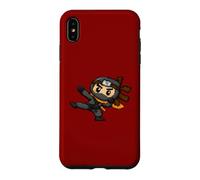 Chibi Ninja 8 Bits Coque pour iPhone XS Max