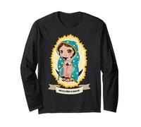 Chibi Our Lady Virgen De Guadalupe Saint Virgin Mary Manche Longue