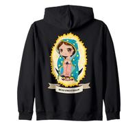 Chibi Our Lady Virgen De Guadalupe Saint Virgin Mary Sweat à Capuche